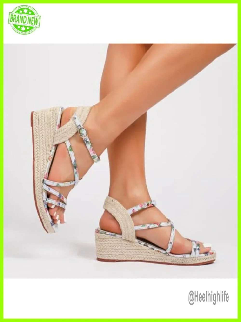 Women's Espadrilles Wedge Sandals Platform Open Toe Strappy Heels